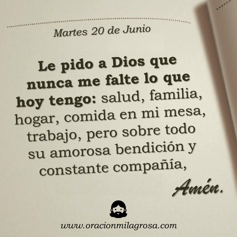 oracion_milagro's tweet photo. Oración para el martes 20 de junio de 2023: https://t.co/98UmdLnQb3