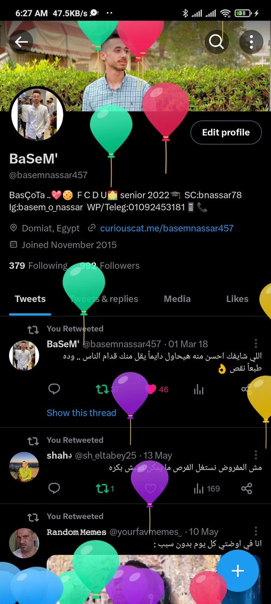 basemnassar457's tweet photo. الـ23 🎂🎉 https://t.co/Un84JM9qtq