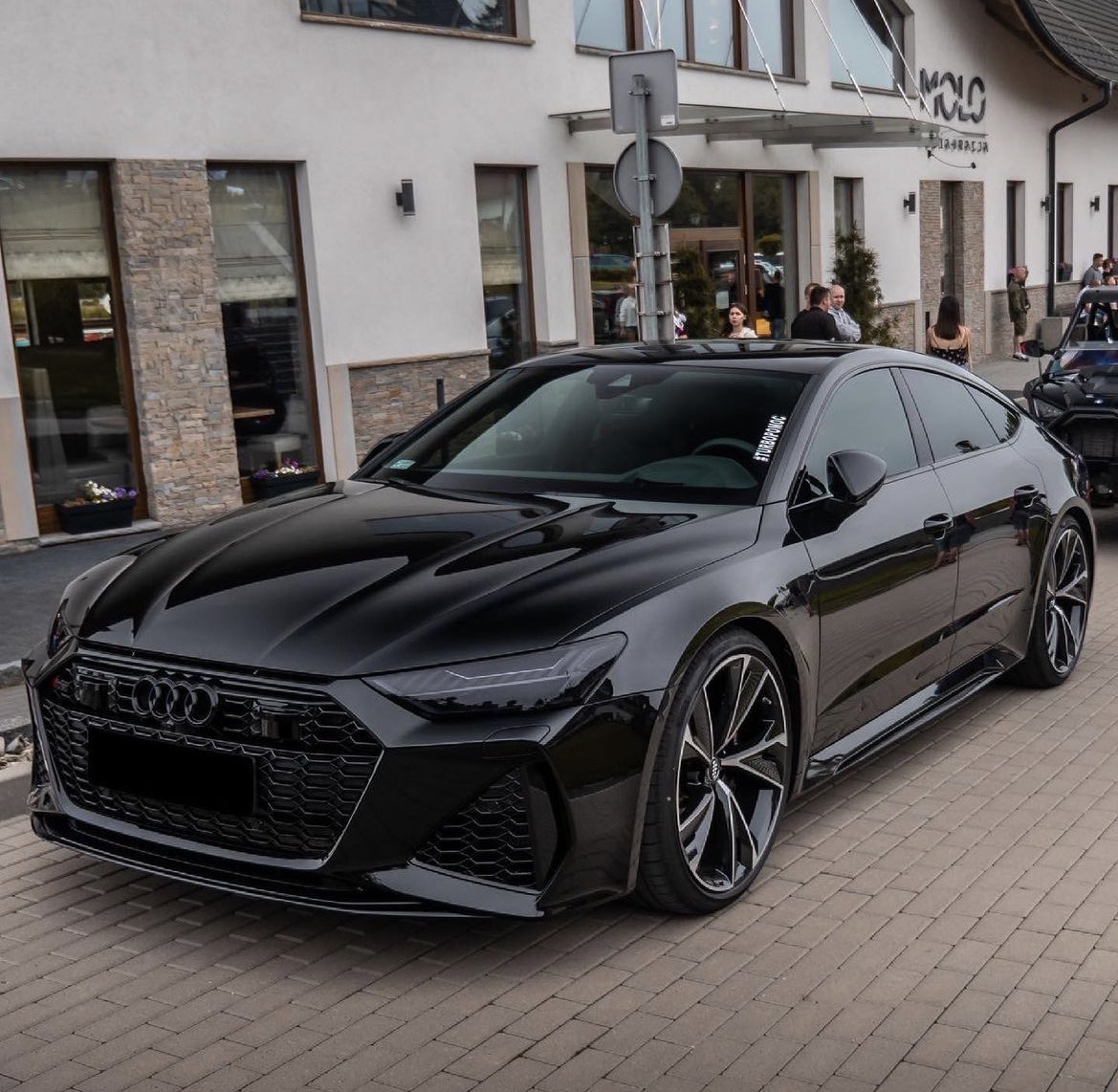 Blacked Out Audi RS7 ♠️