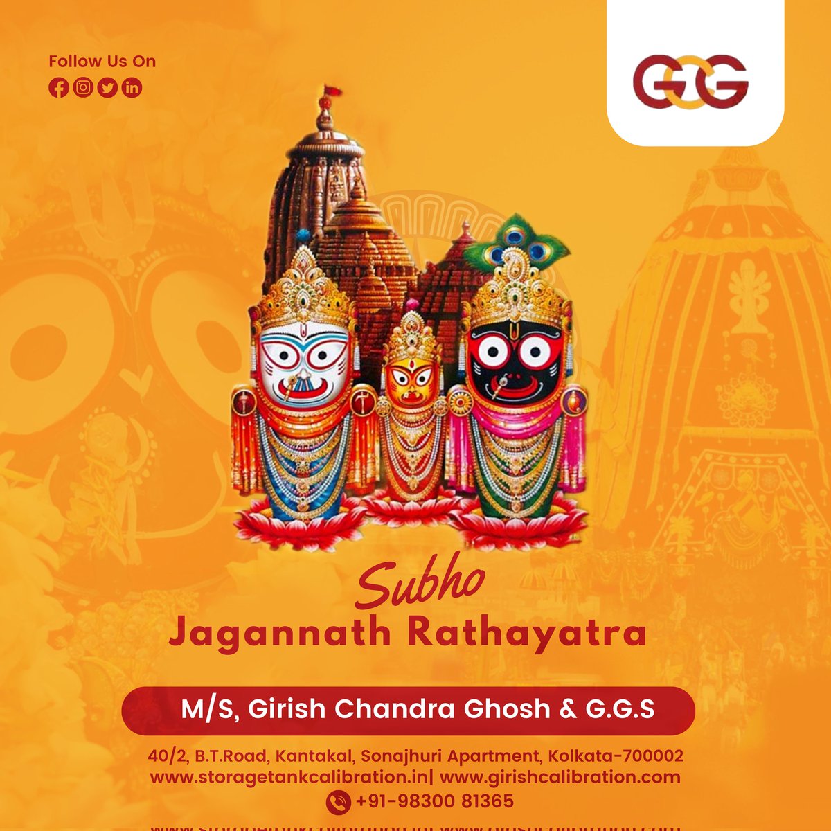 May the divine blessing of Lord Jagannath lead us towards a journey of prosperity, harmony and wellbeing. 
রথযাত্রার শুভ কামনা সবাইকে

#RathYatra #rathajatra2023 #rathyatra #goodwishes #goodwishestoal