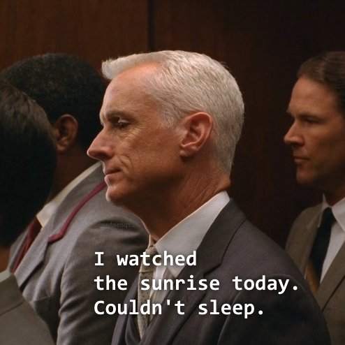 MadMenQts's tweet photo. A back-to-work Tuesday #mood https://t.co/Y9eicexIeM