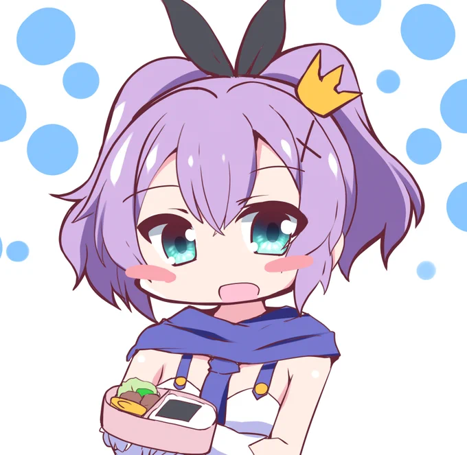 お昼ですよーお弁当どうぞっ ジャベリンちゃんお弁当ありがとうね! #アズレン #ジャベリン