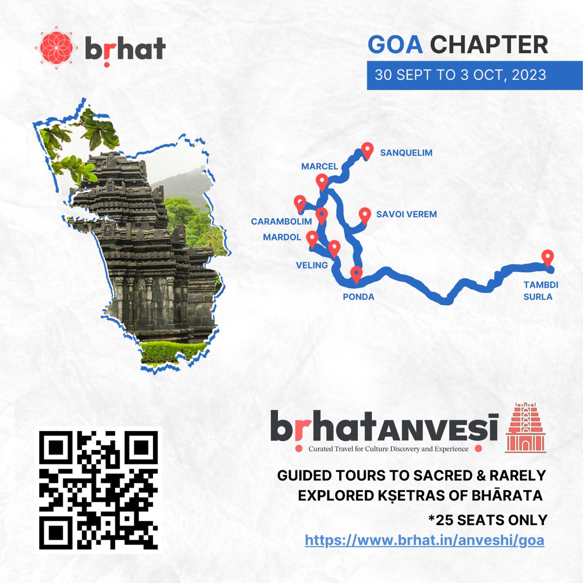 brhat_in's tweet image. Very few know Goa for its temples, but it has some of the greatest temple ecosystems.

Goa chapter brings to you some of the most unique temples and it will immerse you in a remarkable journey of cultural reclamation.

#anvesh

brhat.in/anveshi/goa