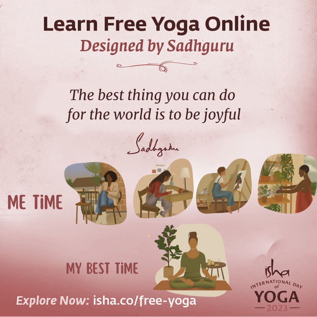 Yoga for all. #yoga #InternationalYogaDay #SaveSoil