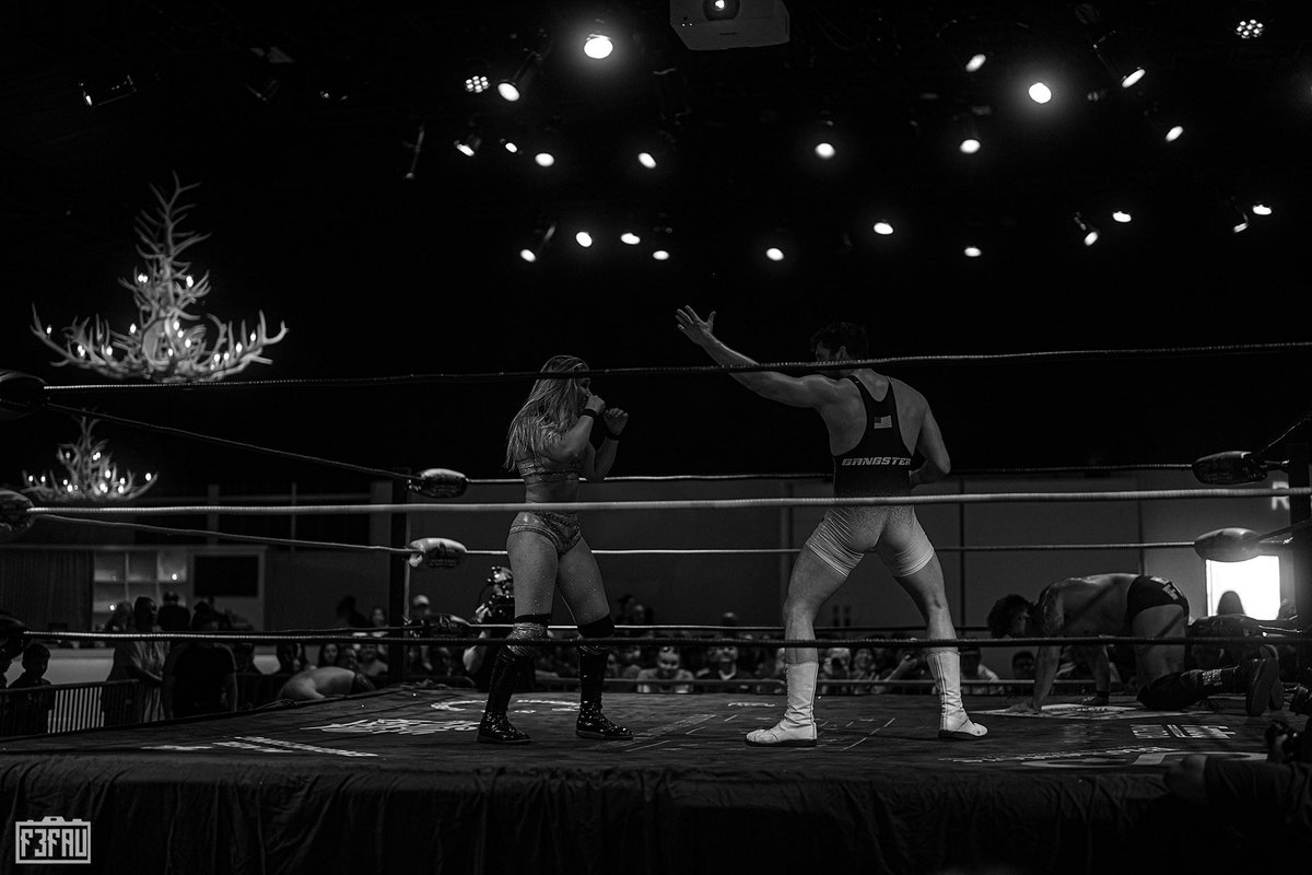 F3FAU's tweet image. S/o @BrittnieBrooks showing out at the #FSW14 2023 Nick Bockwinkel Memorial Battle Royal