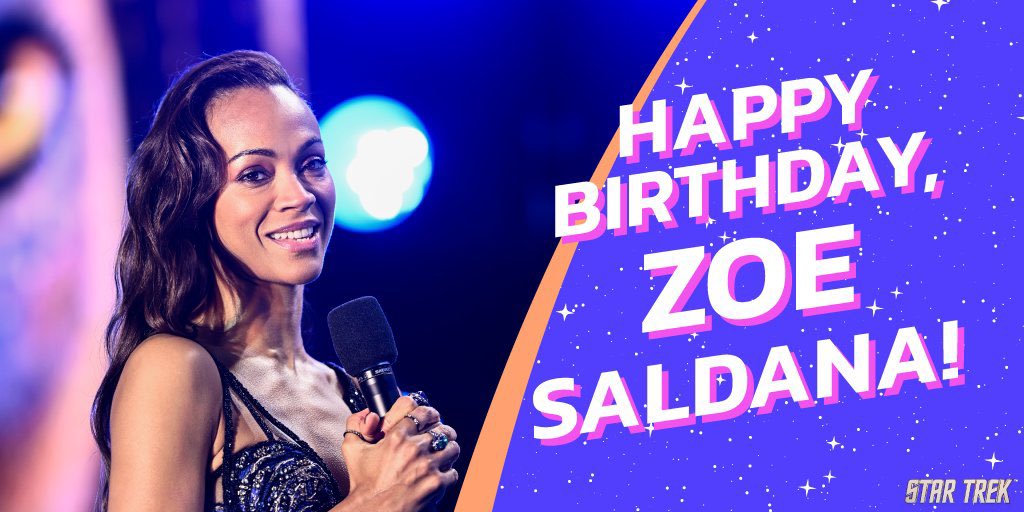 Happy 45th Birthday, Zoe Saldana!     