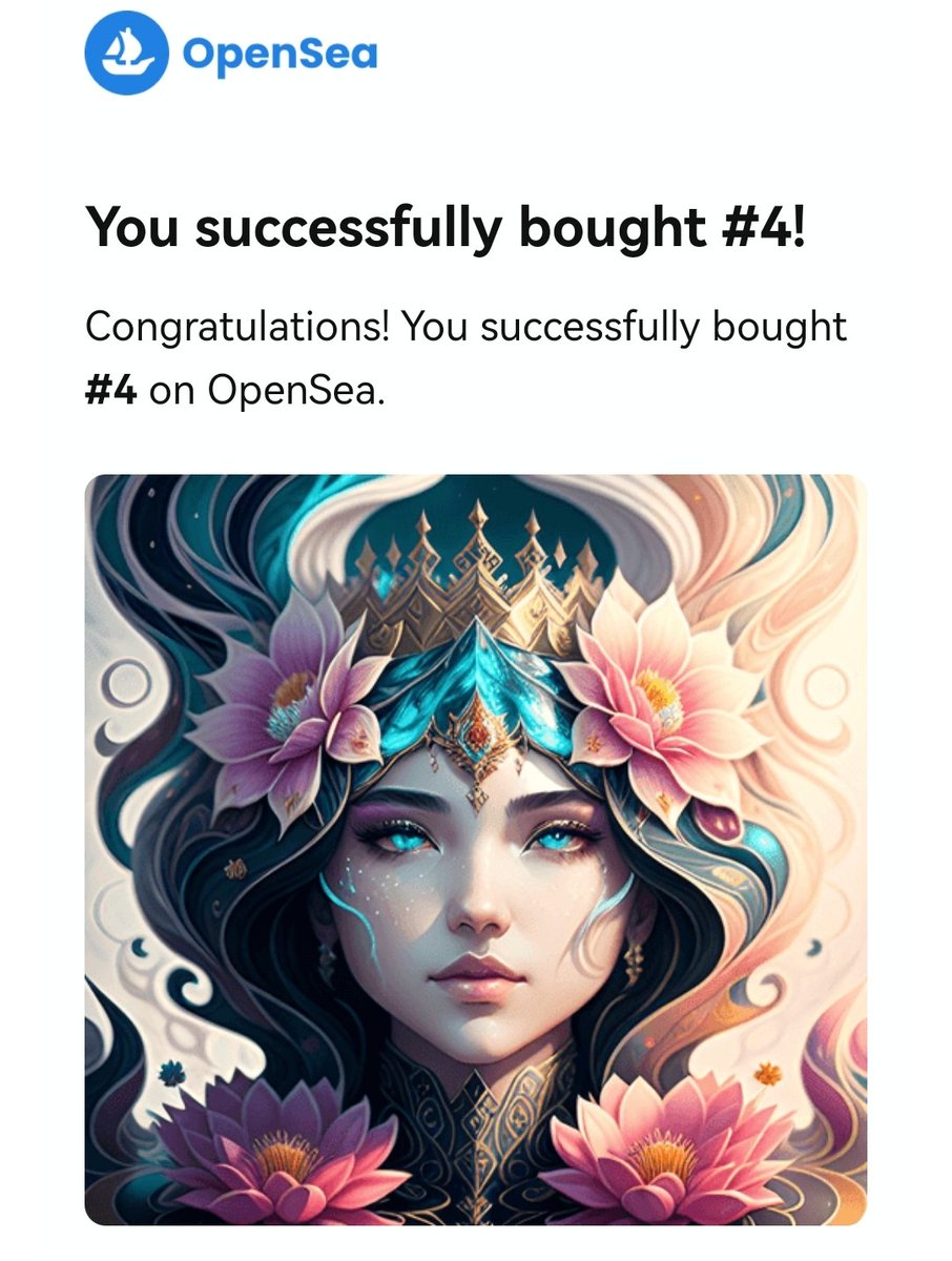 Just bought Woman Queen #4 from @CutestAnima very amazing #NFT

#NFTsales #NFTCommunity #AIart #NFTcollections #opensea #OpenSeaNFT #openseaart #matic #NFTMarketplace #nftart #PolygonNFT