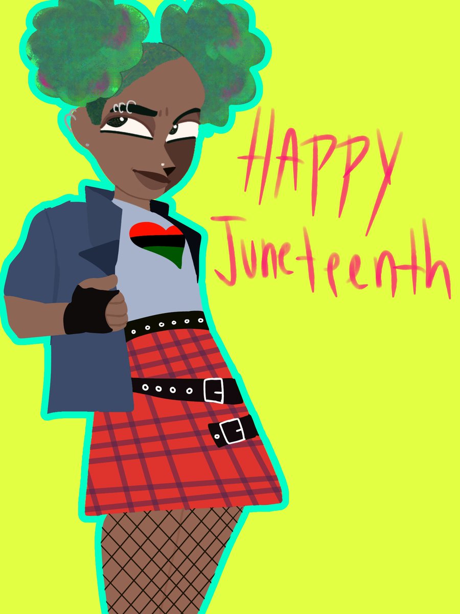 Happy Juneteeth from Kat :p
#JuneteenthDay #WendellAndWild