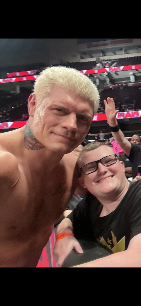 Cole had a blast <a href="/WWE/">WWE</a> #WWERaw Thanks <a href="/CodyRhodes/">Cody Rhodes</a>