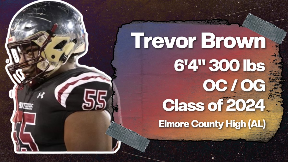 Adam Turner (@adamt_16) on Twitter photo 📛 Class of 2024 OC/OG Trevor Brown <a href="/itzztrev/">Trevor Brown</a> is a BIG MAN who can move people! youtu.be/ptRia46CvW0 📛 Class of 2024 OC/OG Trevor Brown <a href="/itzztrev/">Trevor Brown</a> is a BIG MAN who can move people! youtu.be/ptRia46CvW0