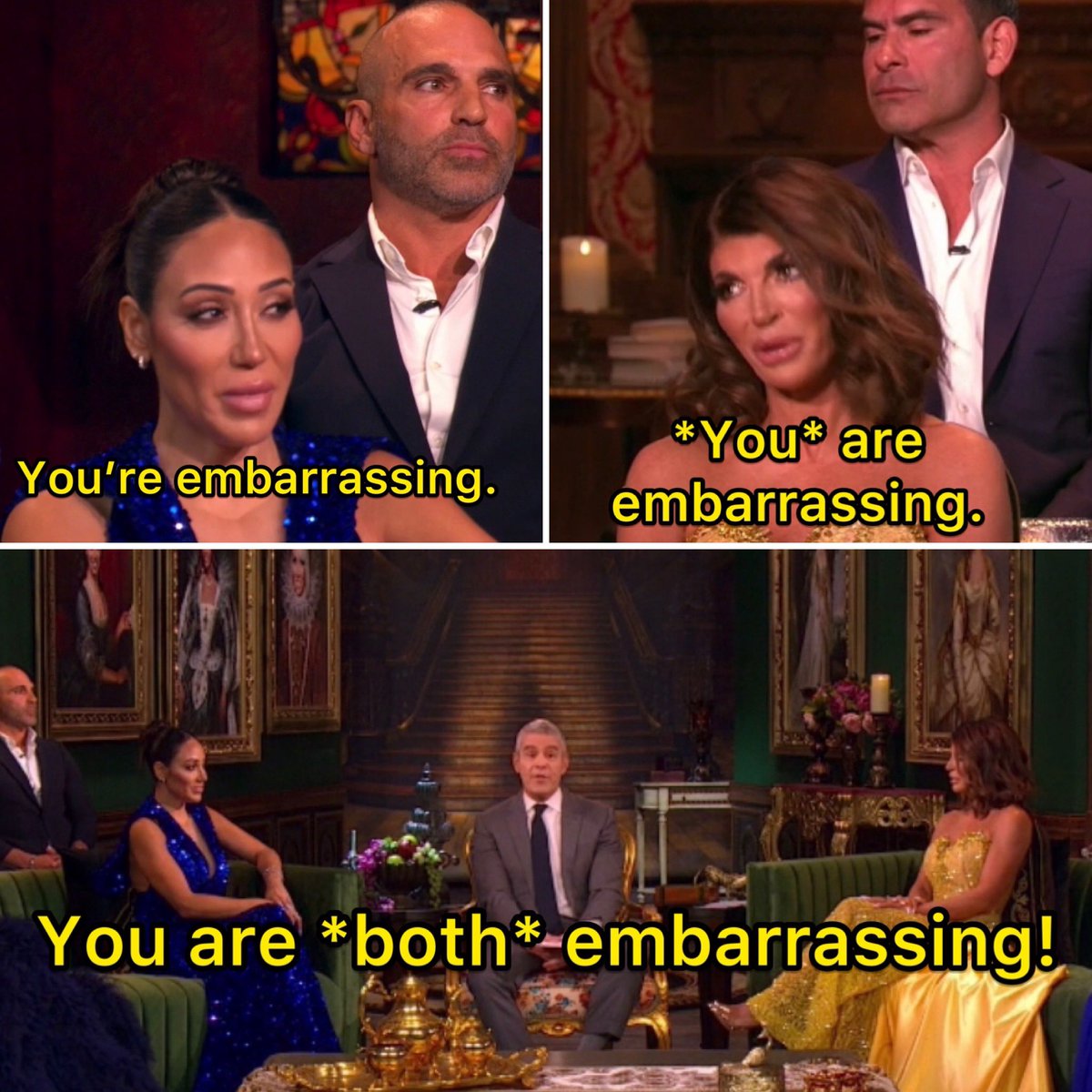 queensofbravo's tweet photo. Andy was so right here #RHONJ https://t.co/YvTXXvrmUX