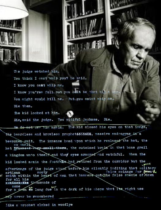 Rest in peace Cormac McCarthy. Wonderful dialogue between McCarthy and Werner Herzog that aired on NPR in 2011, available online here: is.gd/hrgLpv

#CormacMcCarthy #Wernerherzog
