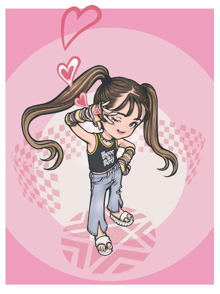 イラスト描きました
＃藤田ニコル #CALNAMUR #ラブベリ