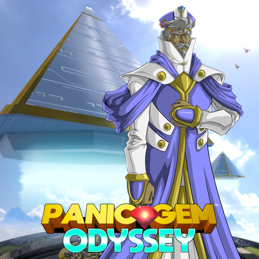Here are some pics for the #PanicGemOdyssey page. Showing off some characters. I wanted to show off the #afrofuturism & #blackanime style using in-game art.
This is it so far. What do you guys think?
#indiegamedev #indiegame #puzzlegame  #MobileGame #afrogirl