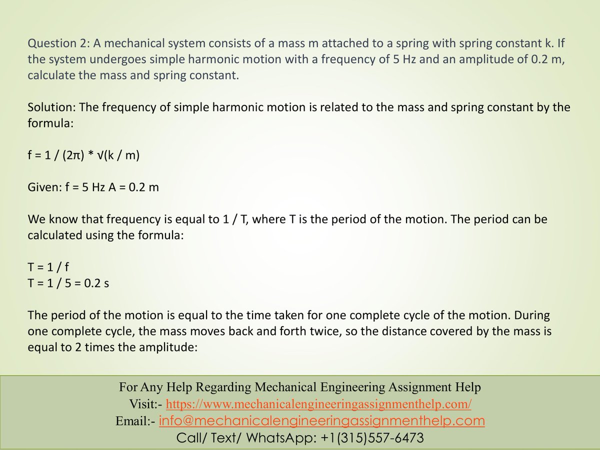HelpMechanical's tweet photo. Get expert Mechanical Engineering Assignment Help on our website. Boost your grades and gain a deeper understanding of concepts. Don't stress about deadlines – visit us now!
Visit: https://t.co/q94RVKHcJU
#education #mechanicalengineeringassignmenthelp #assignment #studytips https://t.co/PJfrIHsz1N