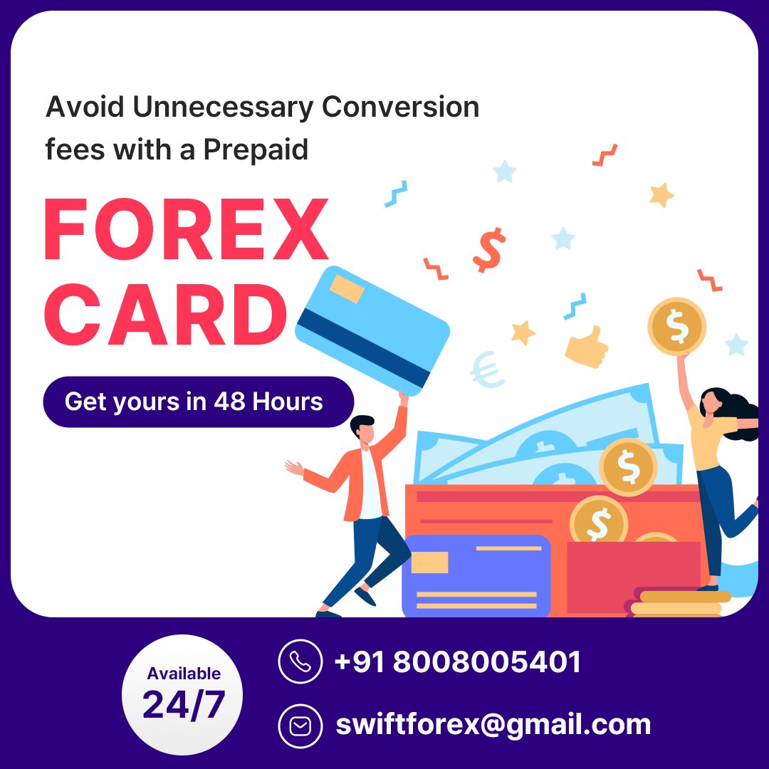 Still using your International Debit Card when you’re abroad? ✈️🧳

Save yourself from unwanted transaction fees with a Forex Card! 💱

Have yours delivered to your doorstep! 🏃🚪

Contact us to know more! 📱 📧

#ForexCard #CurrencyExchange #GetTheBestRates #SwiftForex