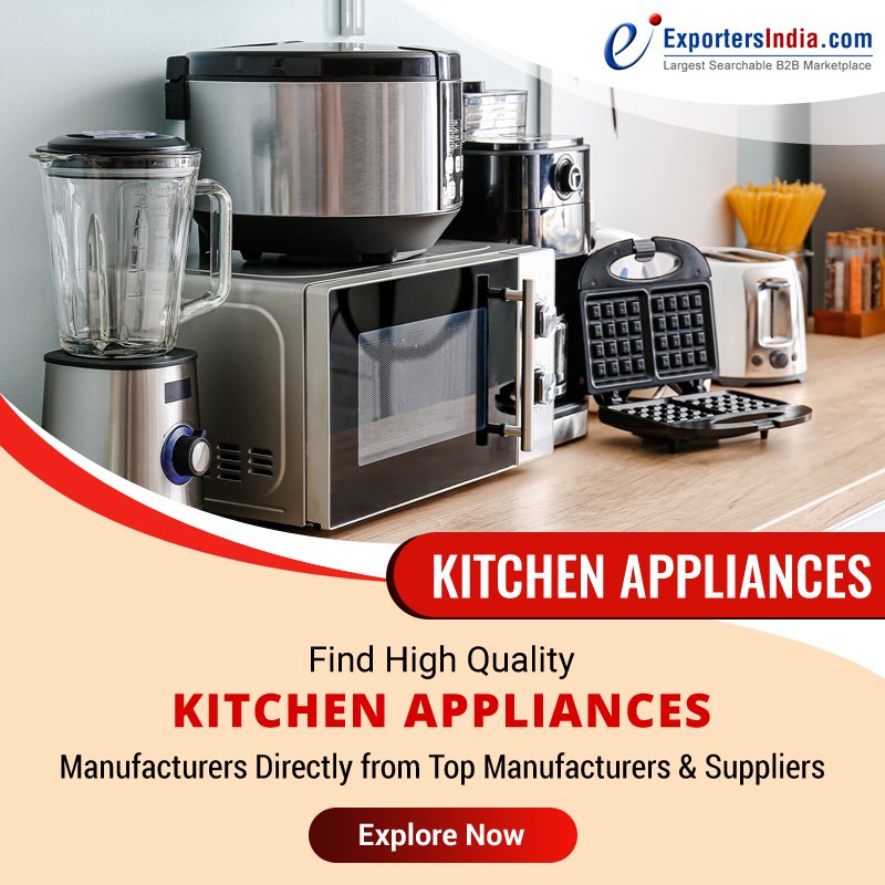 Visit Exportersindia.com and find the high-quality 🍽️Kitchen Appliances directly from verified Kitchen Appliances manufacturers and suppliers.

Explore Now 👉exportersindia.com/manufacturers/…

#KitchenAppliancesManufacturers #KitchenHomeAppliances #KitchenAppliancesSuppliers