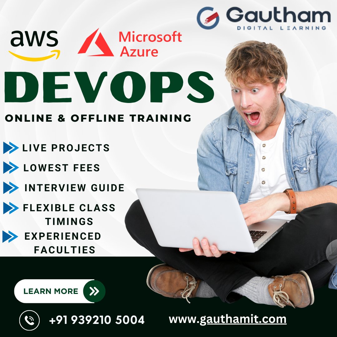 GauthamDigital1's tweet image. #AzureDevOpsTraining #DevOpsTrainingInstitute
#AwsDevOpsCourse #AzureDevOpsCourse
#devops_coaching #aws_training #AWS_Online_Training #AWS
#azure_training #azure_online_training #azure