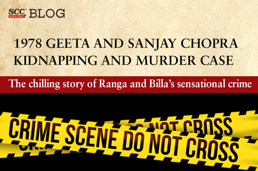 1978 Geeta and Sanjay Chopra Kidnapping and Murder case: The chilling story of Ranga and Billa's sensational crime
by @ThatLegalEditor
scconline.com/blog/post/2023…

#GeetaChopra #Kidnapping #murder #RangaandBilla #SanjayChopra #Sensationalcrime #SupremeCourt #delhihighcourt #scconline