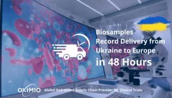 Oximio1's tweet image. #Biosamples Delivered from #Ukraine to #Europe in 48 Hours Record Time

With short notice, find out how #Oximio , Ukraine was able to deliver biosamples to 3 separate European countries in record time: buff.ly/3CzWxAQ 

#clinicaltriallogistics #clinicaltrials