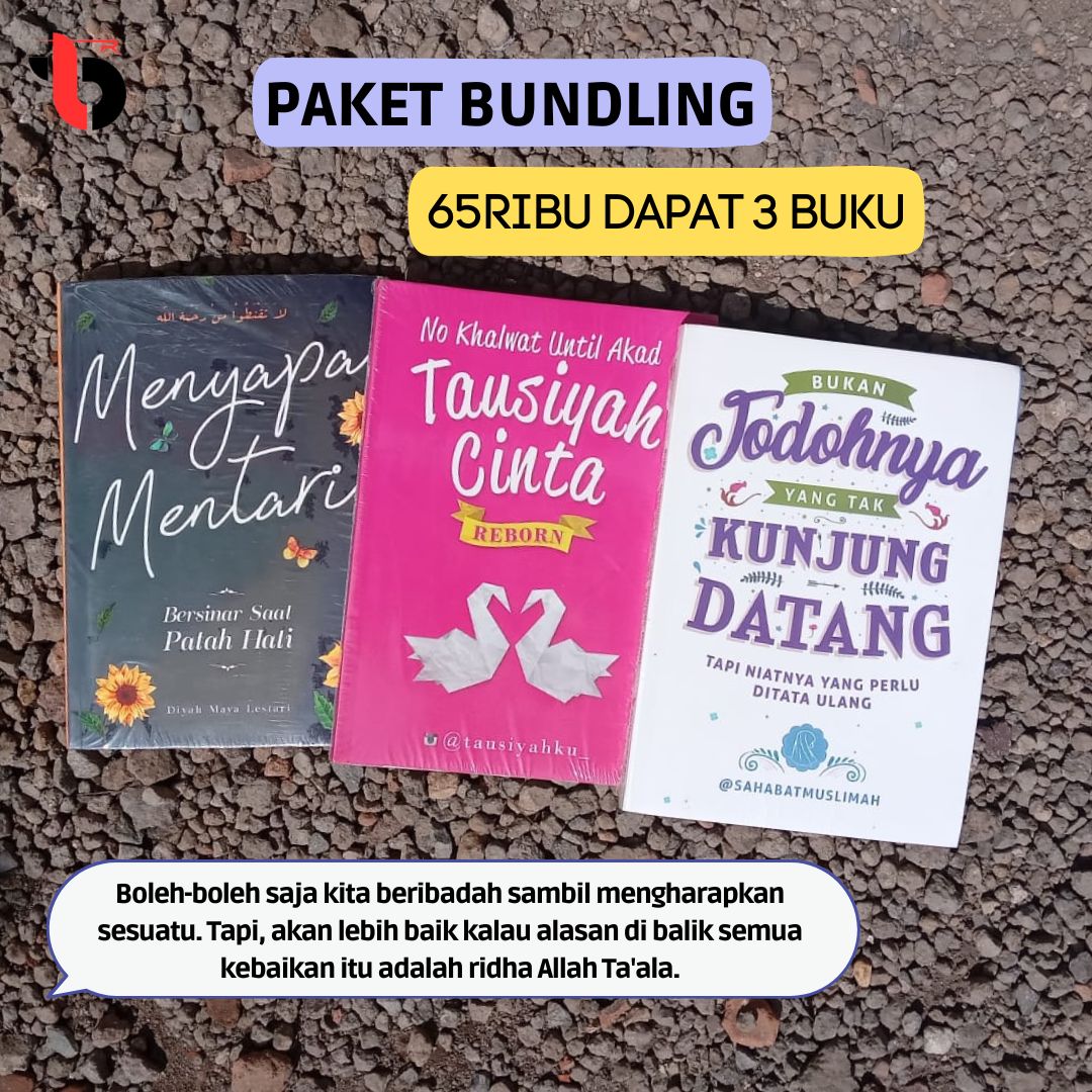 Stok buku terbatas!!

Penawaran dari Rona untuk ketiga buku ini hanyalah 65rb. Jadi, buat kamu yang suka dengan buku ini, silakan dipesan.

Info dan pemesanan klik linktr.ee/ronabuku

#paketbundling #agamaislam #qultummedia #ronabuku #bukumurah #original