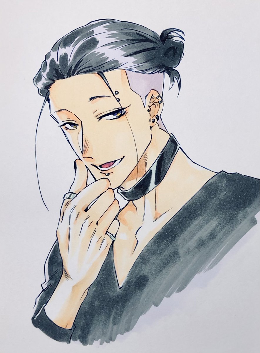 「  アルコールマーカーで久寿米木」|みっちょんのイラスト