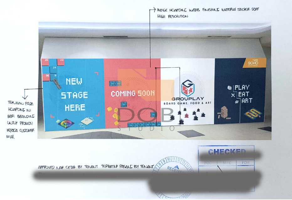 DobStudio_8's tweet photo. Good news D'Nids! It's Coming soon!
Our next project at Neo Soho Mall!
We just finished on the image hoarding application today~
Follow https://t.co/8bGrY8tP6N for more information!
.
.
.
#dobstudio #hoarding #construction #design #designgraphic https://t.co/rCO70sbeqj