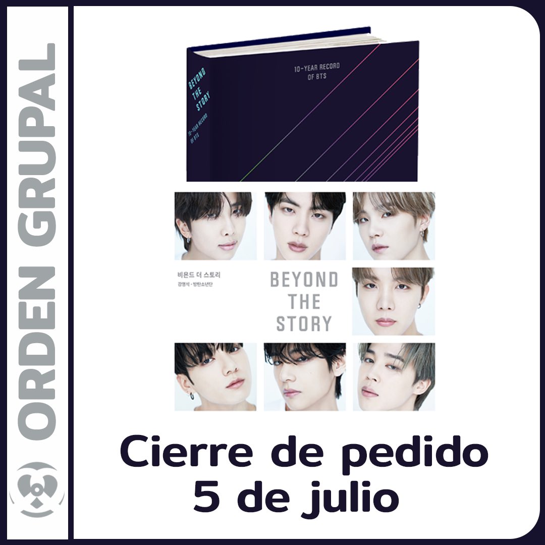 BPpangGt's tweet photo. 💜BTS - Beyond the story💜
Cierre de pedido: 5 de julio

📖Book Versión coreana: Q600

precios válidos únicamente durante el periodo de preventa

 https://t.co/4yvAWDiYOY

#BTS #army #kpopguatemala #kpop #ordengrupal https://t.co/2ULlz6jiV0