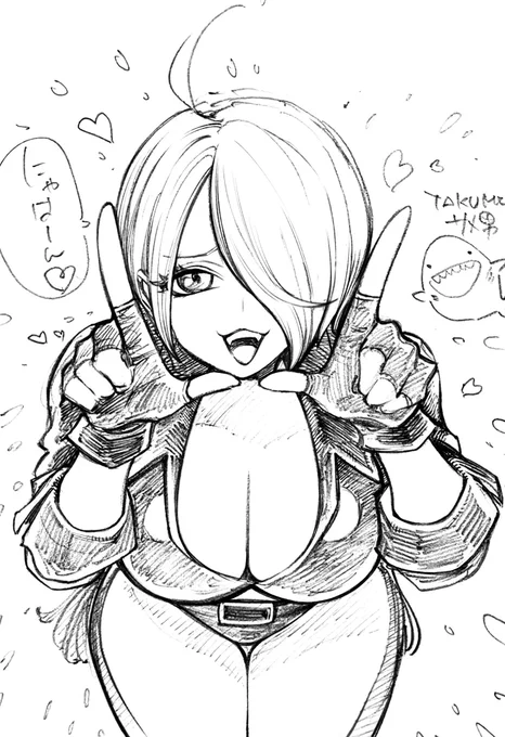前に描いたアンヘル!