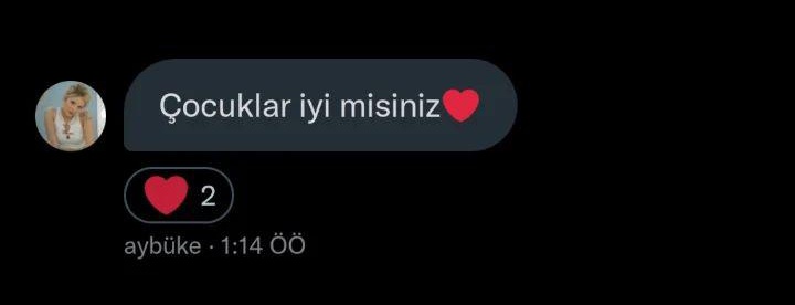 İyi değilim 😔