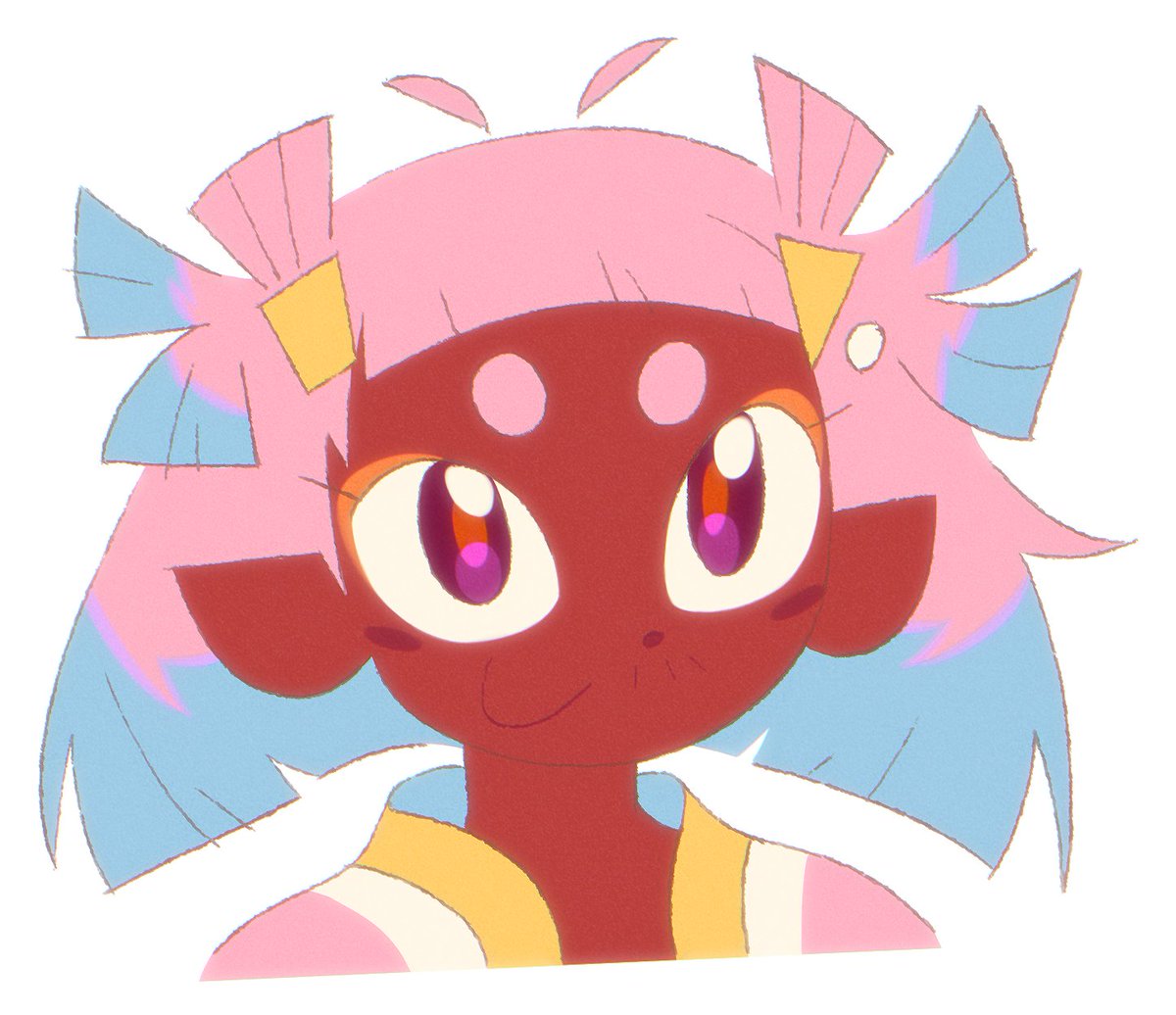「hi happy #Juneteenth2023!!  I'm pear, a 」|pear 🥒｜#ALIENSWEEPのイラスト
