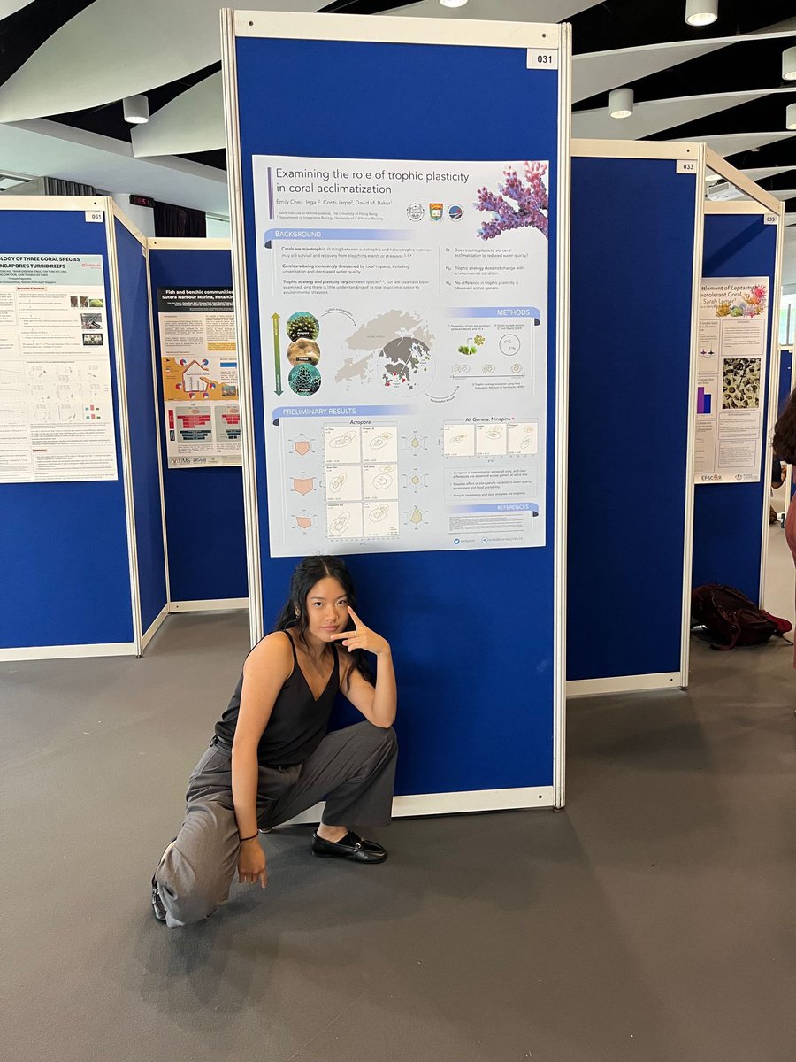 HKU Baker-McIlroy Lab (@stable_isodope) on Twitter photo We also have a #triplethreat at tonight’s poster session with <a href="/emilychei/">Emily Chei</a> <a href="/JoeintheO/">Joseph Brennan</a> <a href="/Wilson_WZY/">Zhongyue Wan</a>! ✌🏼
If you’re keen on trophic strategy, marine biodiversity or combined stressors, come chat with them from 6-8:30pm this evening. See you there! 🍻 <a href="/apcrs2023/">APCRS2023</a> #APCRS2023 We also have a #triplethreat at tonight’s poster session with <a href="/emilychei/">Emily Chei</a> <a href="/JoeintheO/">Joseph Brennan</a> <a href="/Wilson_WZY/">Zhongyue Wan</a>! ✌🏼
If you’re keen on trophic strategy, marine biodiversity or combined stressors, come chat with them from 6-8:30pm this evening. See you there! 🍻 <a href="/apcrs2023/">APCRS2023</a> #APCRS2023