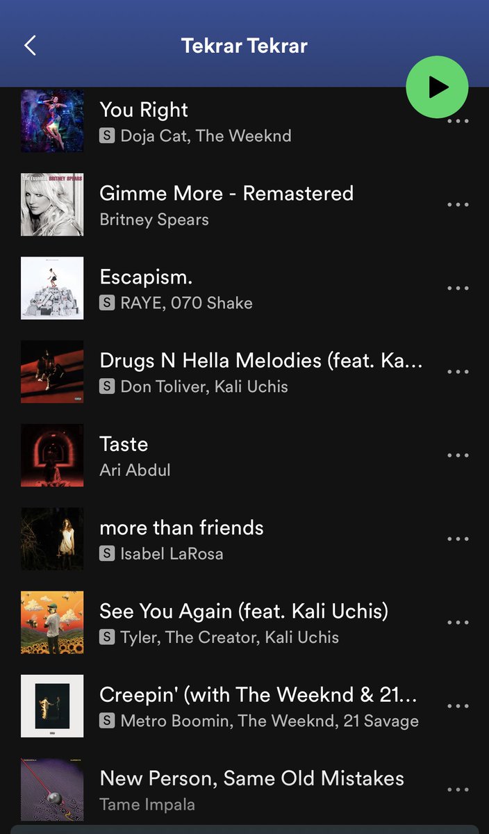 me &amp; my on repeat