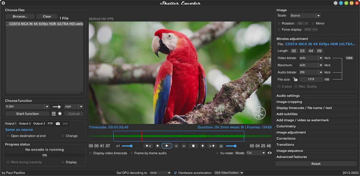 paulpacifico's tweet photo. The next version will be a step forward!
I work very hard to make everything perfect, here is a snapshot:
#shutterencoder #ffmpeg https://t.co/rbfsp3gt8D