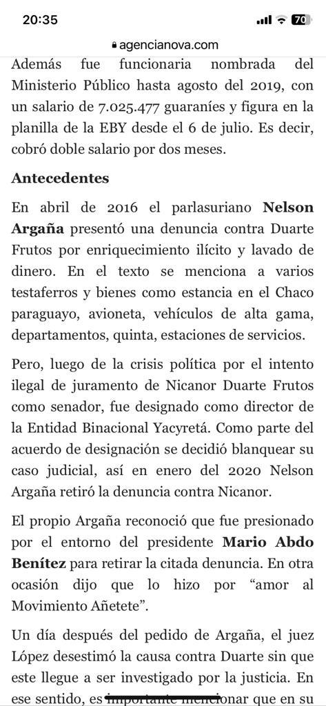 scott123455a's tweet photo. @InformatePy1 Info completa senadora https://t.co/xdvkzj5zsr