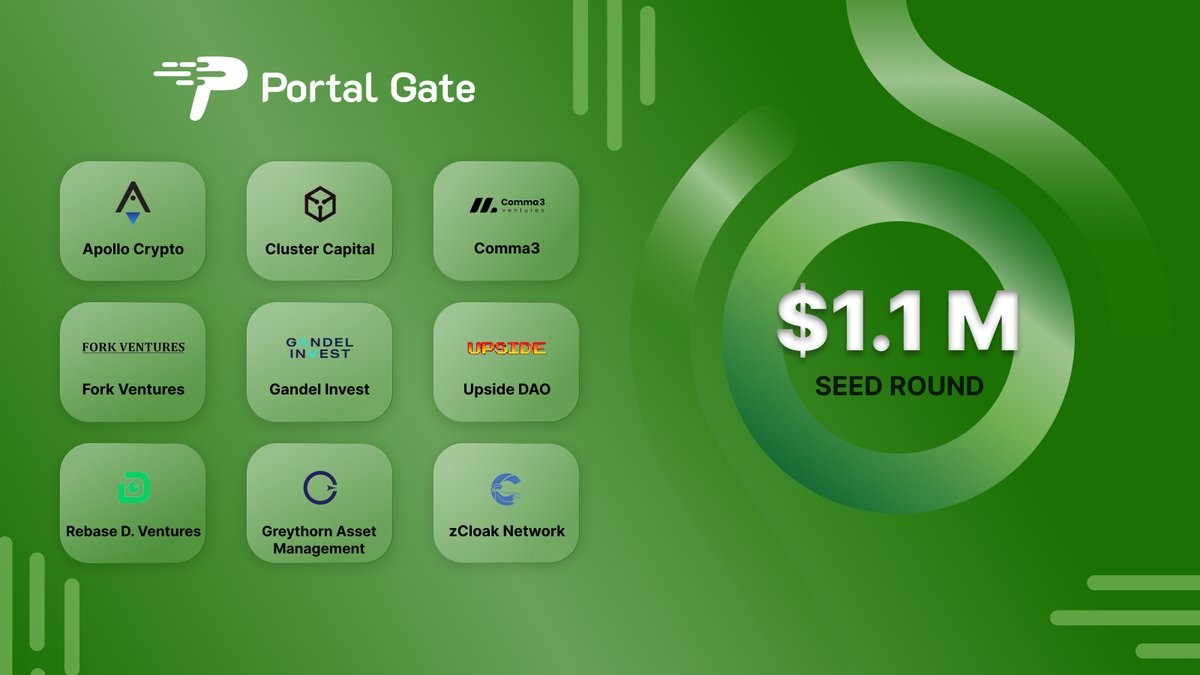 🎊We are thrilled to share the news🎊 On-chain #privacy and providing a  #compliant, secure way for on-chain transfers and trading is our main focus  and mission at Portal Gate and we are