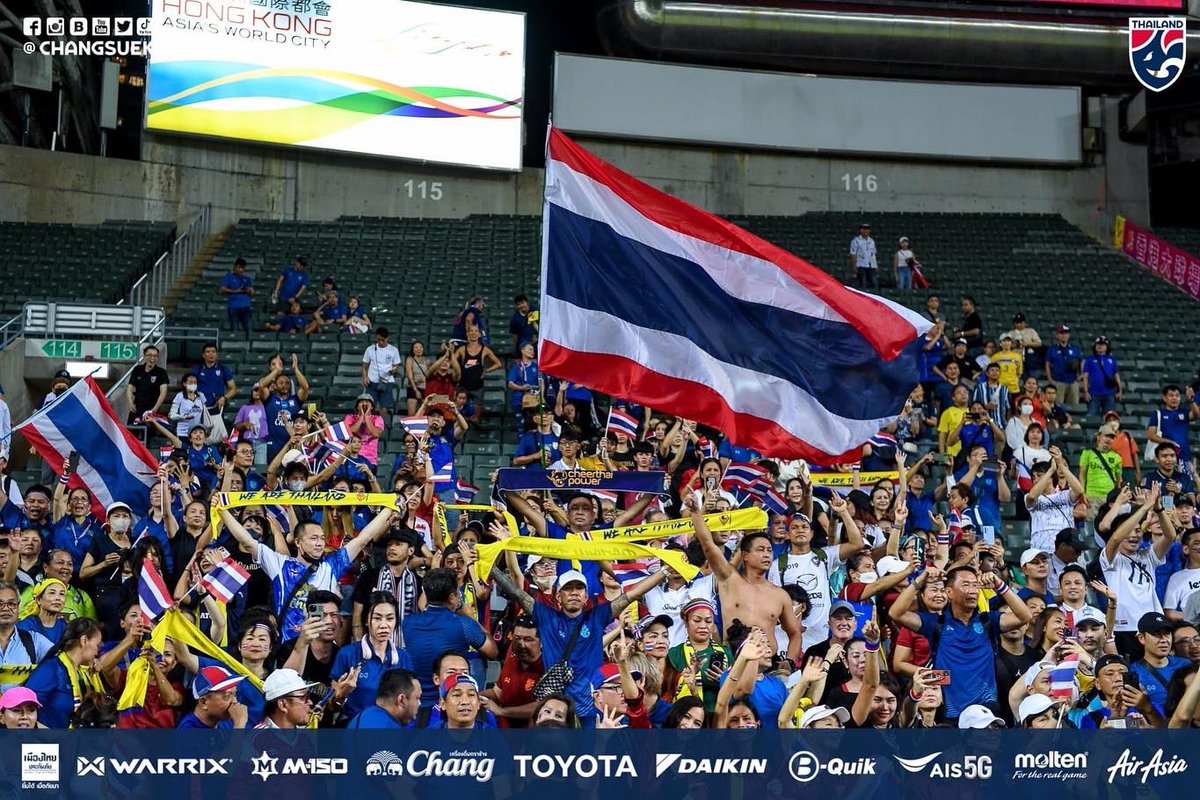 ❤️🤍💙🤍❤️ THAILAND 🐘⚽️🇹🇭 | Hong Kong 19.6.23

#thailand #thailandnationalteam #thaifootball #changsuek #ช้างศึก #ทีมชาติไทย #บอลไทย #ฟุตบอลไทย #ฟุตบอลทีมชาติไทย #TogetherAsOne #fathailand

📸 @goo_santos Max