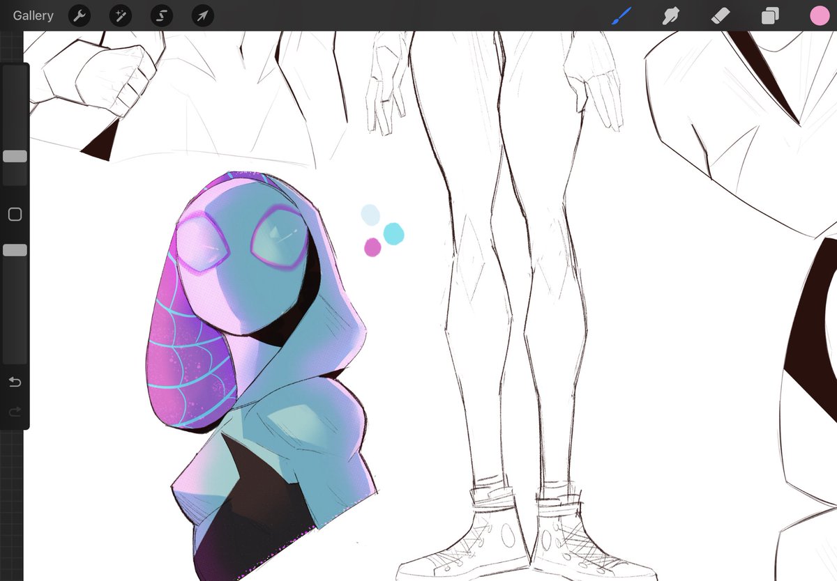 kanissuu's tweet photo. 1 down, 5 to go #spidergwen https://t.co/2lwTdljuQM