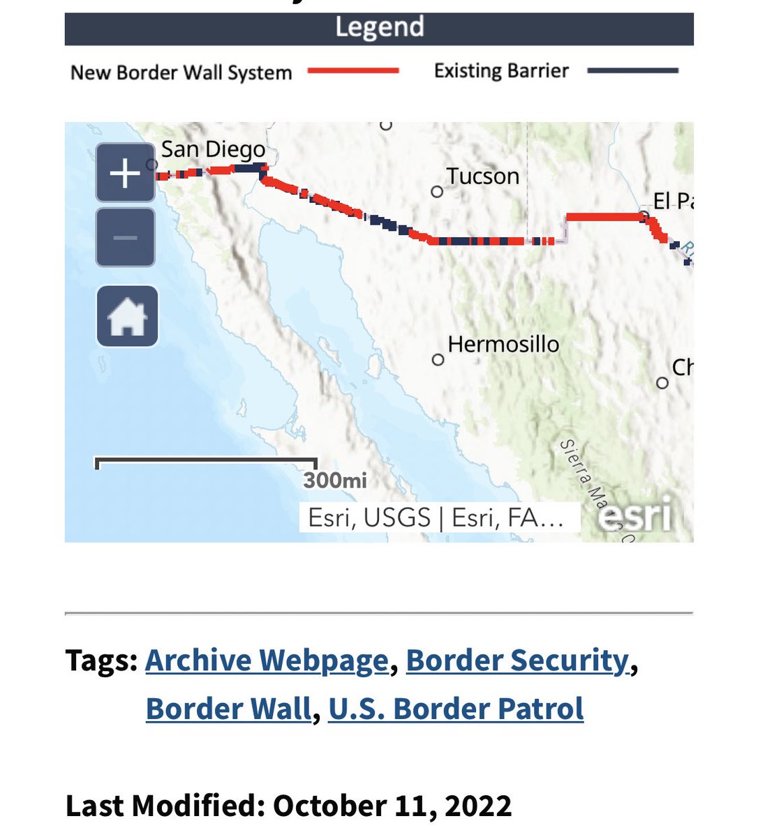 Border Wall Progress Map : Map Shows Where Greg Abbott Is Adding Border ...