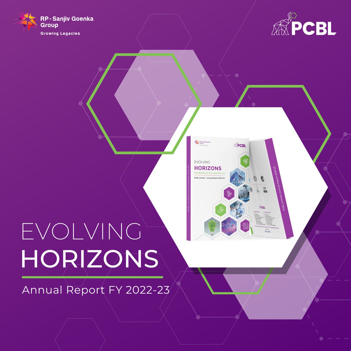 PCBLChemical's tweet photo. The #annualreport for FY 2022-23 summarises the key initiatives that will fuel our journey of evolving horizons.
To view/download the report, visit: https://t.co/wkDbwOEmA9
#PCBL #fy2023 #resolvetoevolve #evolvinghorizons #chemicals #RPSG https://t.co/bsF6SG8BaM
