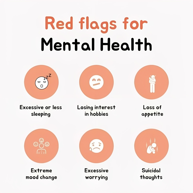 Recognize the warning signs: unveiling #RedFlags for Mental Health

#mentalhealth #warning #warningsigns #awareness #selfawareness #mentalhealthawareness #mentalhealthsupport #mindhelp