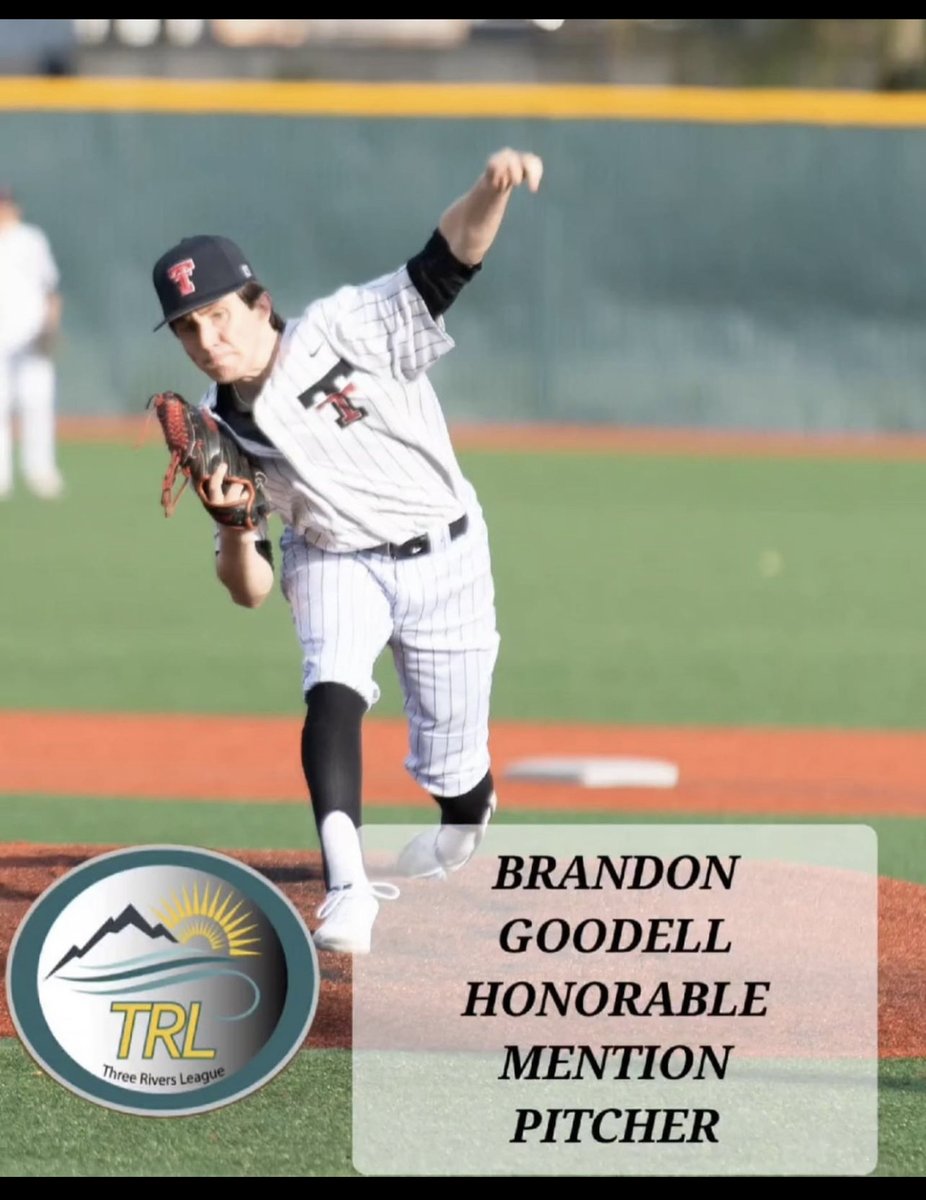 BGoodell06's tweet photo. Thanks to all the coaches who nominated me.  Three Rivers League is the toughest in the state of Oregon.

2023 All League Varsity Baseball Honors- TRL - Pitching

#classof2024 #pitcher2024
@ncsa
@NCSA_Baseball
@BaseballFactory
@PBR_Uncommitted
@PBR_Oregon https://t.co/jz3CpP0CDM