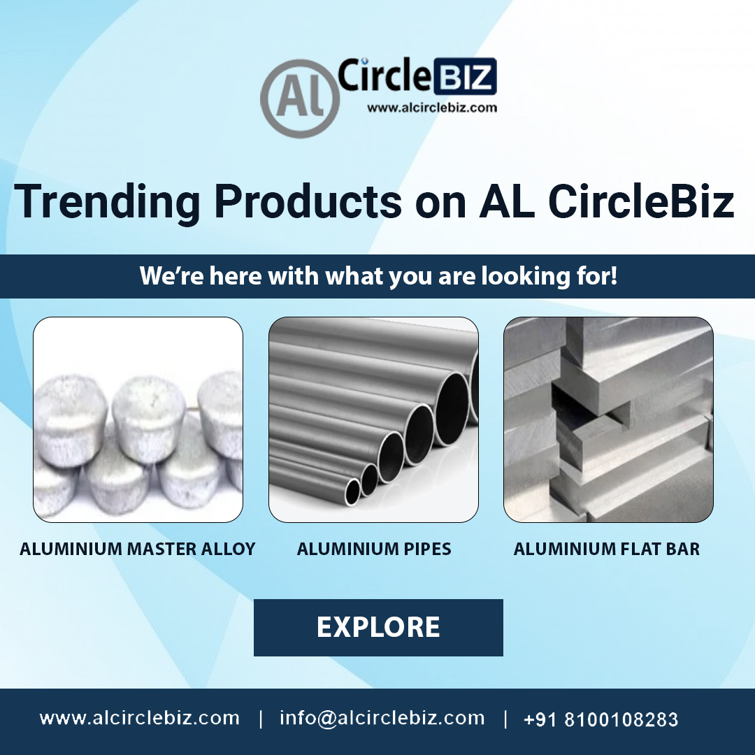 #trendingproducts
Looking for high-quality #aluminium products?

More products visit: alcirclebiz.com/ProductList/In…
Call us: +91 81001 08283
Email Us: info@alcirclebiz.com
#ALCircleBiz #sellers #buyers #b2bmarketplace #MasterAlloy #aluminiumpipes #flatbar