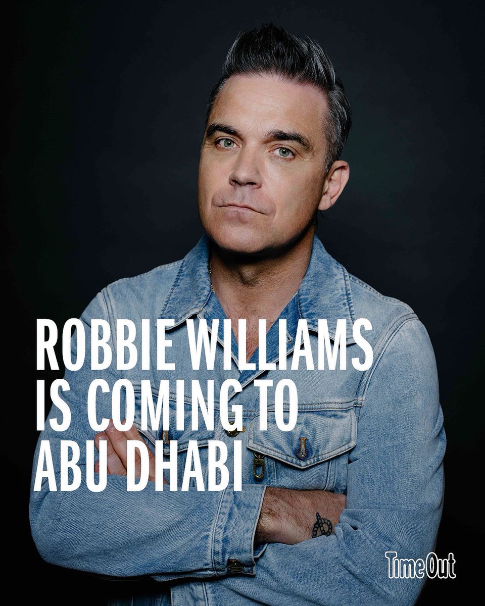 McKenna Grant (@mckgrant) on Twitter photo Abu Dhabi, <a href="/robbiewilliams/">Robbie Williams</a> is coming to town!
Here's everything you need to know about his upcoming concert via <a href="/TimeOutAbuDhabi/">Time Out Abu Dhabi</a>:
timeoutabudhabi.com/news/robbie-wi… Abu Dhabi, <a href="/robbiewilliams/">Robbie Williams</a> is coming to town!
Here's everything you need to know about his upcoming concert via <a href="/TimeOutAbuDhabi/">Time Out Abu Dhabi</a>:
timeoutabudhabi.com/news/robbie-wi…