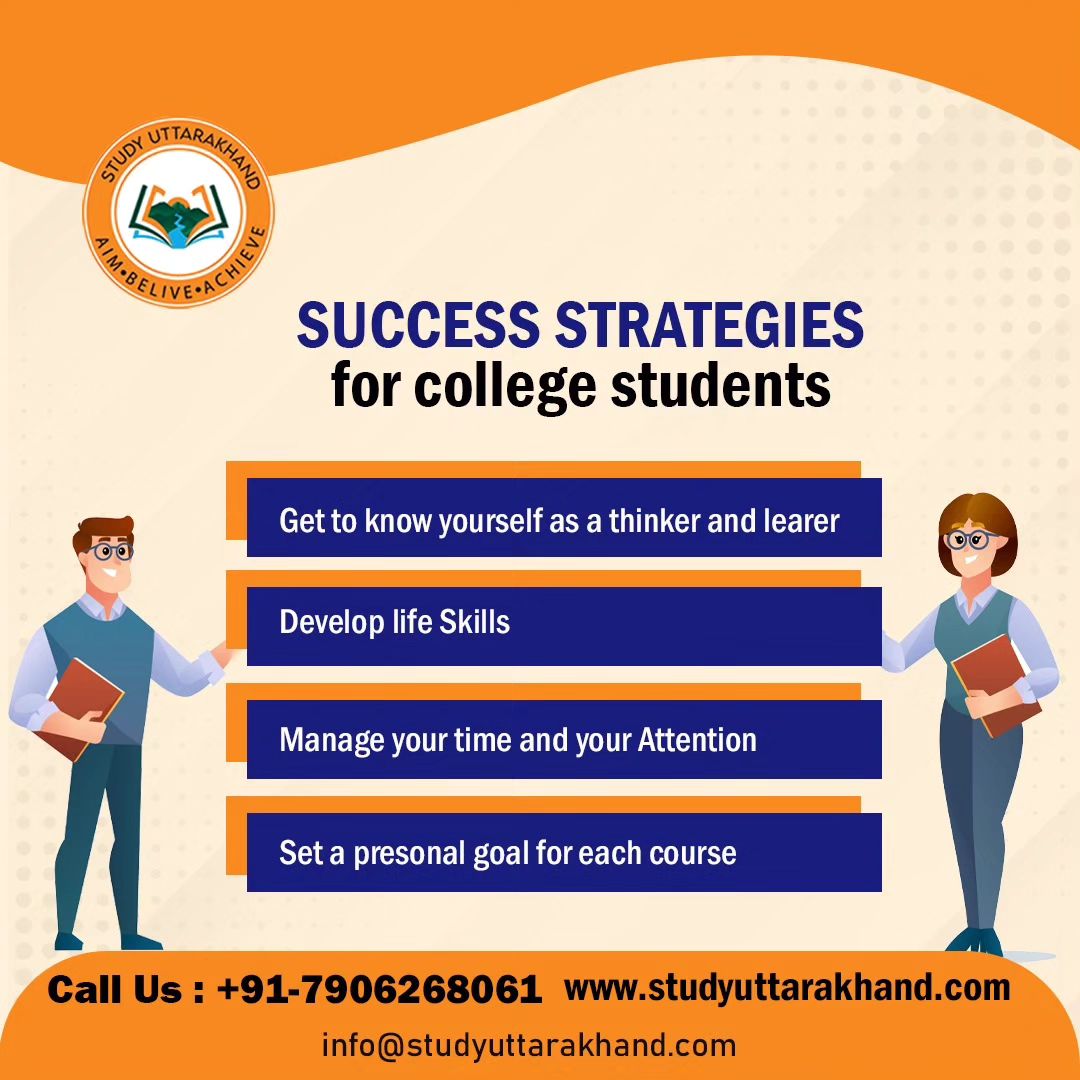 study_uk2022's tweet photo. Success Strategies for College Students.

For more:-
📲 +91-7060962031, +91-9720970289
🌐 Visit:- https://t.co/b9p9Hj5zcA
📩 info@studyuttarakhand.com
#educationsystem #educationconsultant #education #highereducation #educationaltoys #training #careercounseling #studyuttarakhand https://t.co/XS28hGO9bF