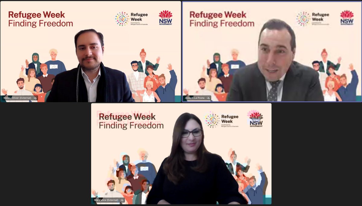 Our CEO @Joseph_LaPosta, hosting a panel discussion about the critical role NSW Agencies play in refugee settlement and how we can work together to continue improving the coordinated efforts between agencies. #RefugeeWeekAU