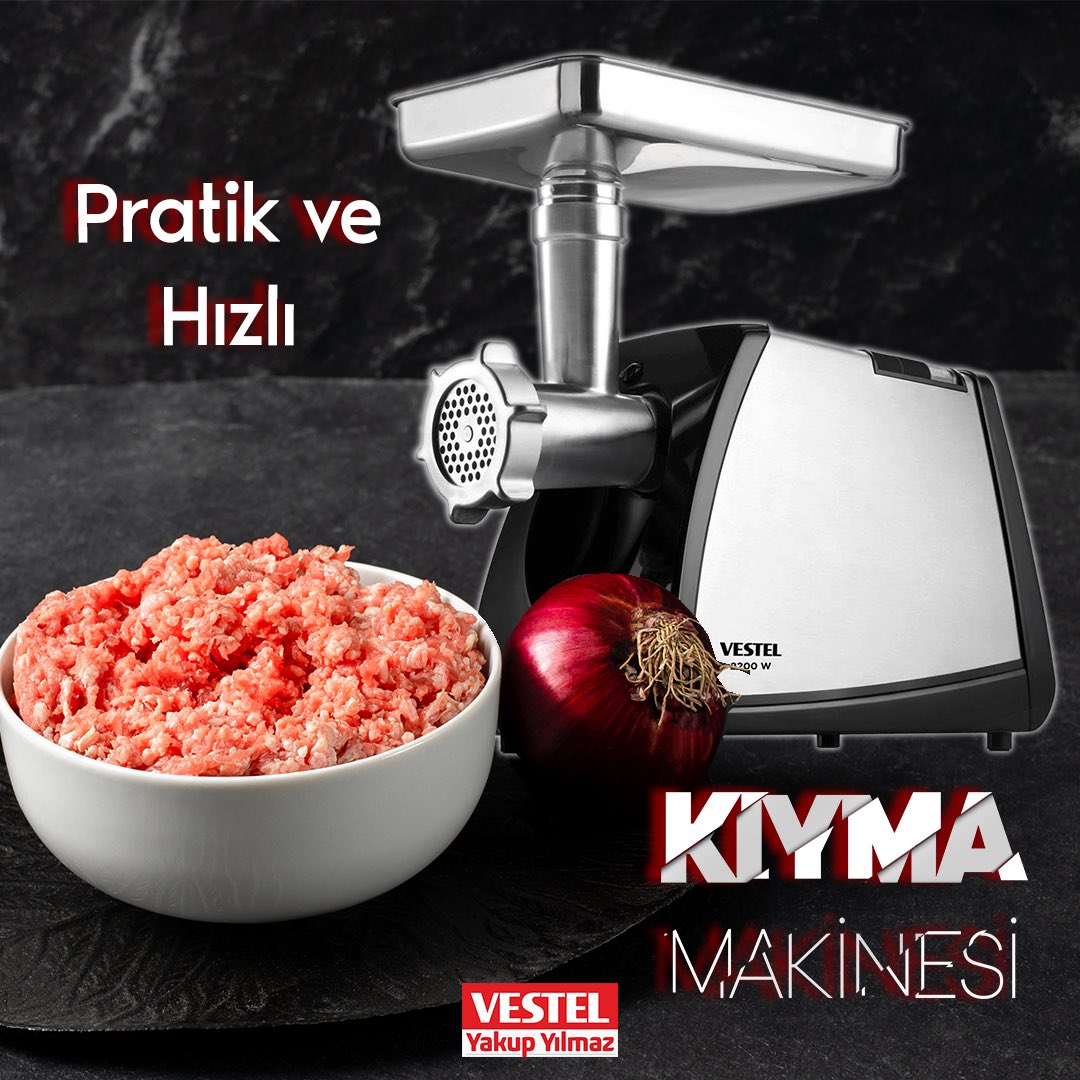 Kendi kıymanızı evinizde sağlıkla çekebilmeniz için, pratik ve hızlı; Vestel Kıyma Makinesi 🥩 

#vestelyyakupyilmaz