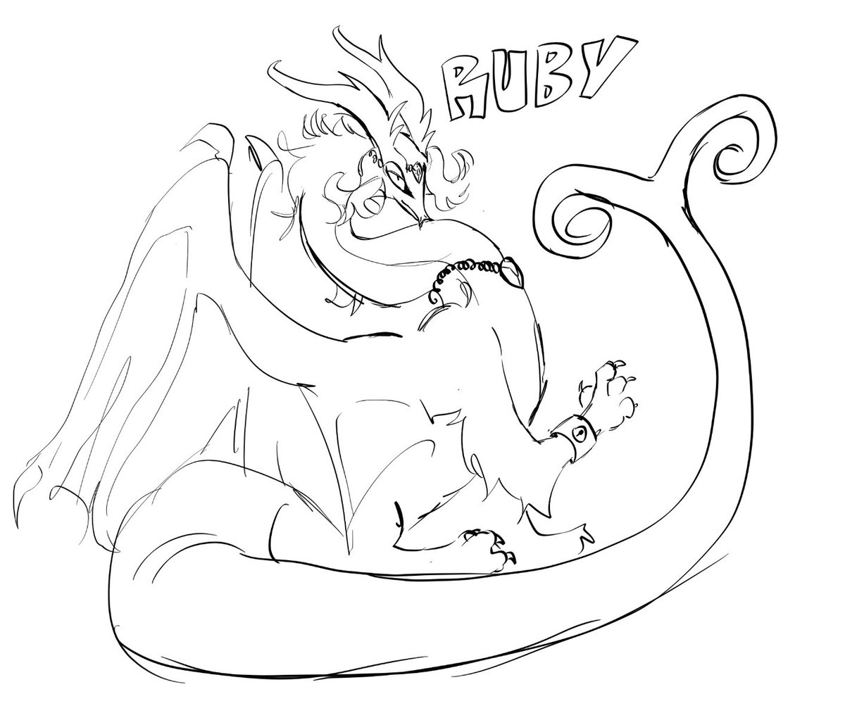 Grzybowt's tweet photo. @pigeonhare WOW THEY ARE SO PRETTYYYYY reminds me of this pretty dragon I got inspired to make the other day who isn't finished yet... pretty dragon creature ftw https://t.co/3oBpIdFwOM