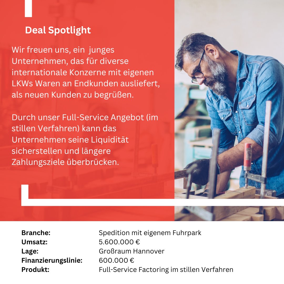 BibbyGer's tweet photo. Deal Spotlight💡
#BibbyFinancialServices #Factoring #Liquidität https://t.co/XNPOF8lpcA