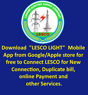 LAHORE ELECTRIC SUPPLY COMPANY ( LESCO) (@lescoofficial) on Twitter photo 